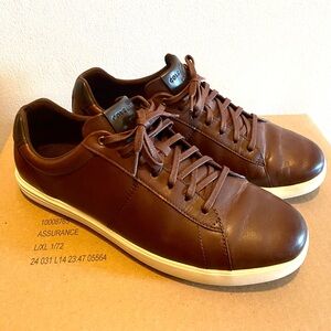 Men’s Cole Haan GrandPro Leather Sneakers in Brown, Size 11